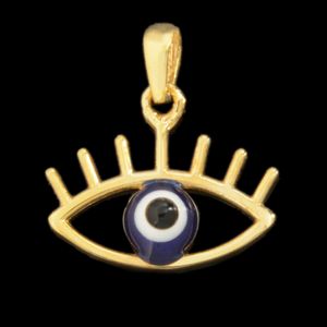 آویز گردنبند طلا 18 عیار دخترانه طلای مستجابی کد 681